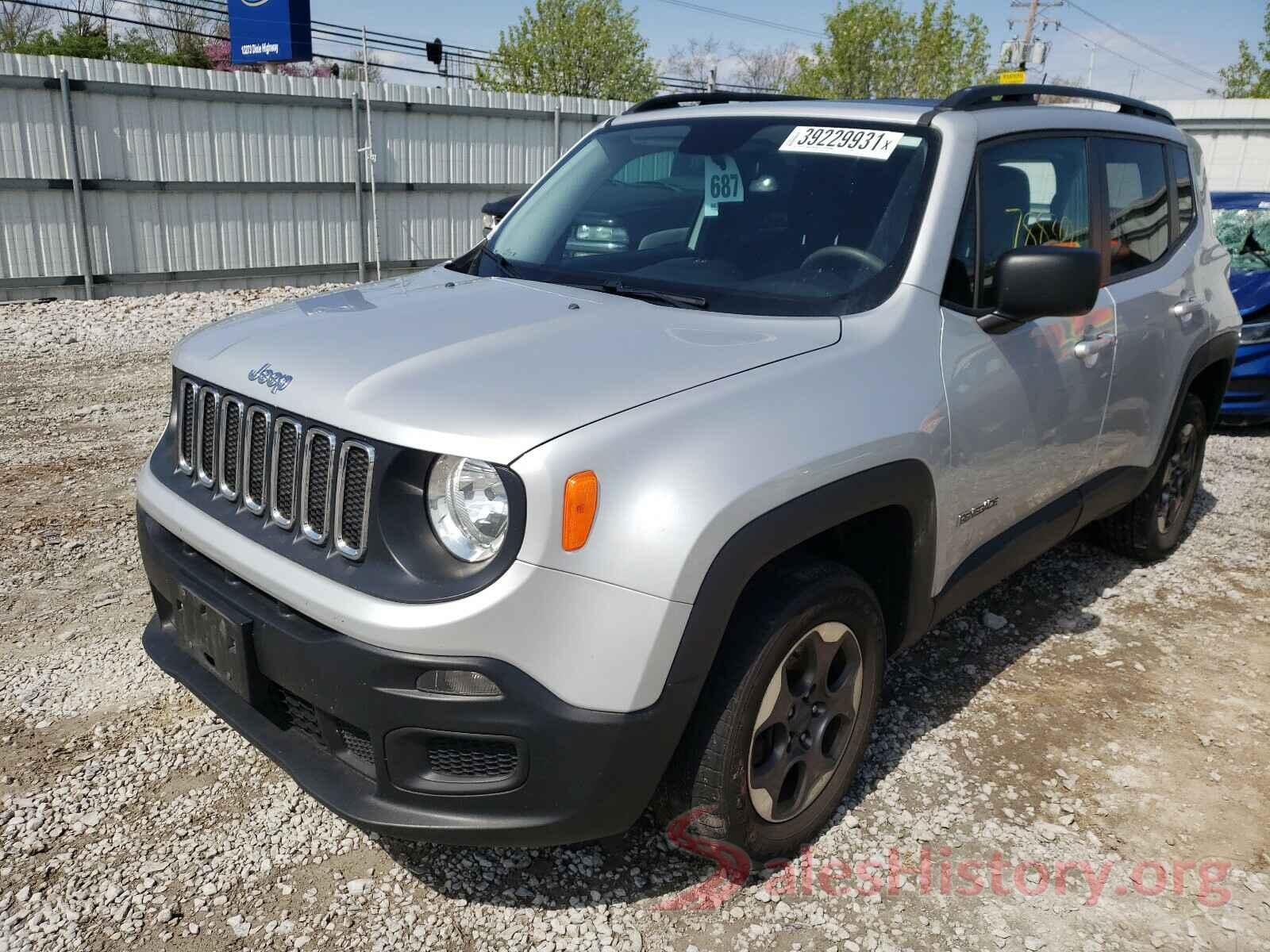 ZACCJBAB4HPE56367 2017 JEEP RENEGADE