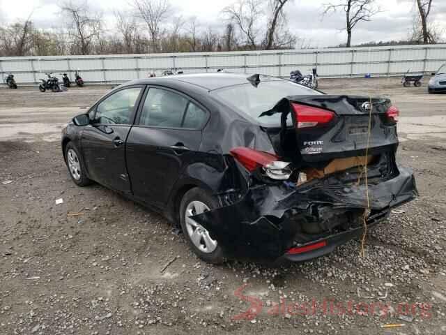 3KPFK4A72JE237525 2018 KIA FORTE