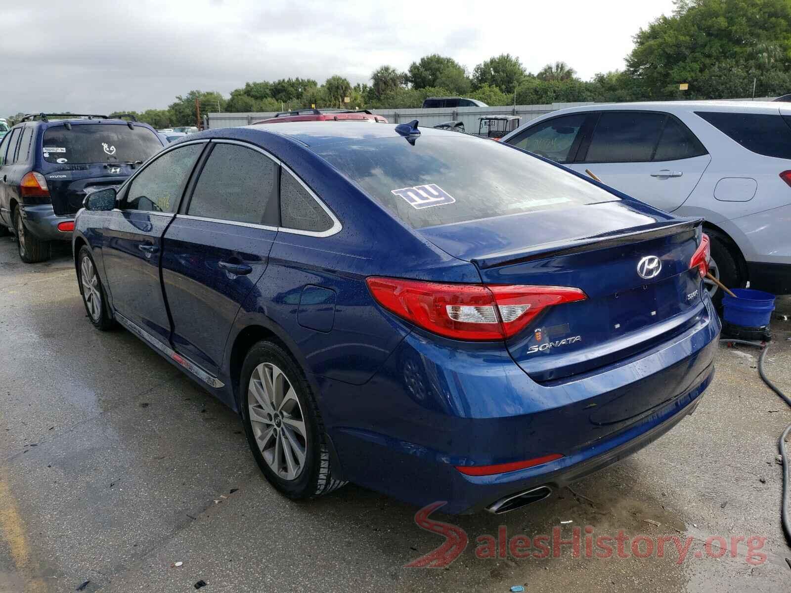 5NPE34AF0HH499551 2017 HYUNDAI SONATA