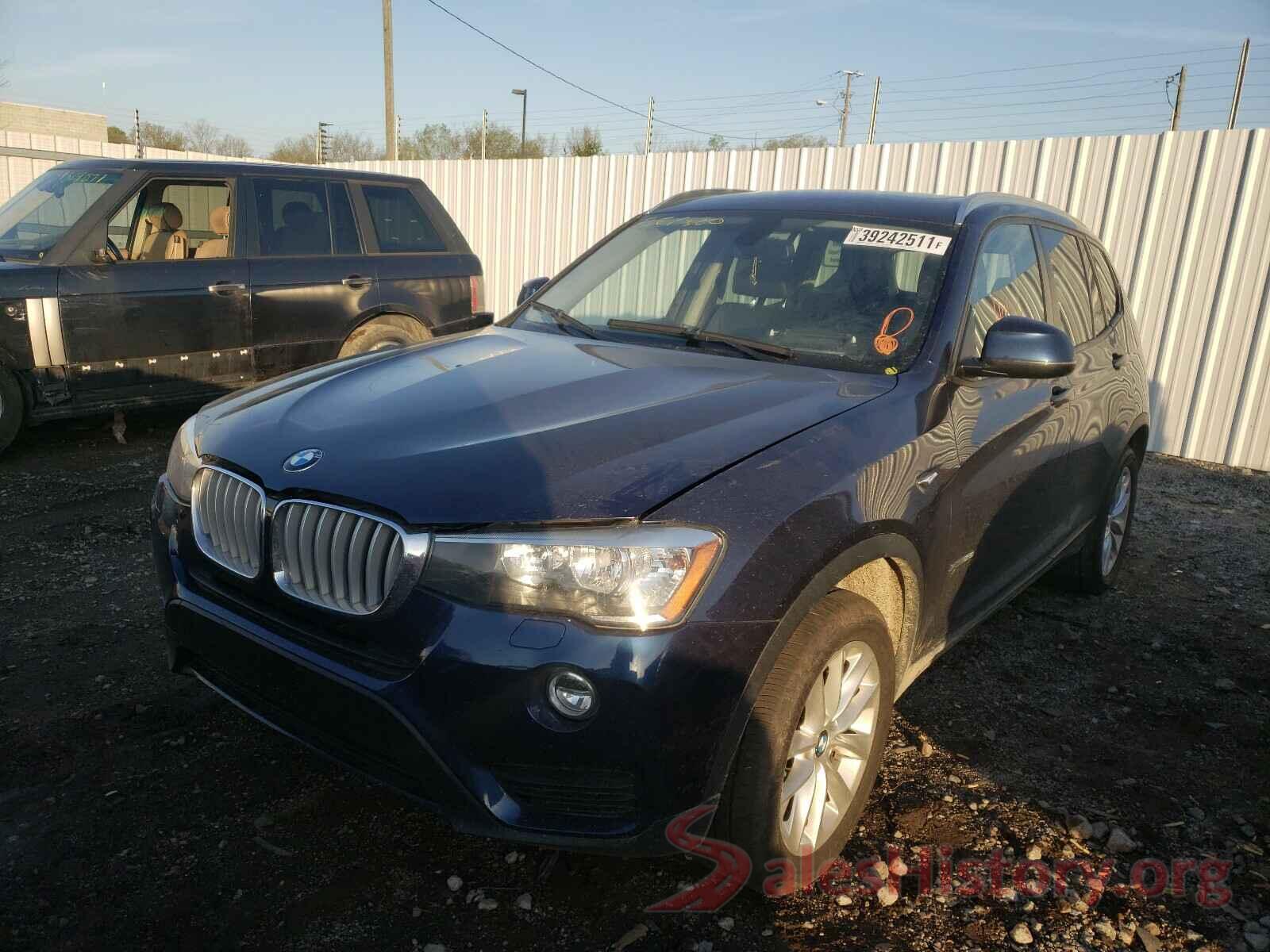 5UXWX9C5XG0D82728 2016 BMW X3