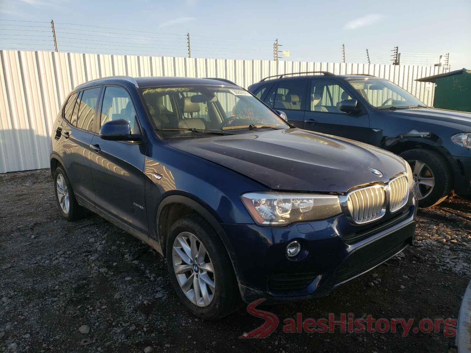 5UXWX9C5XG0D82728 2016 BMW X3