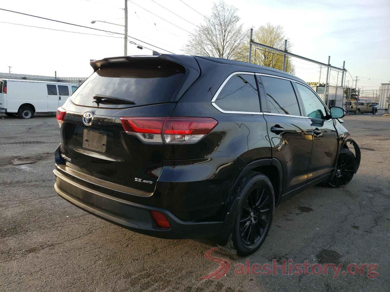 5TDJZRFH4KS603027 2019 TOYOTA HIGHLANDER