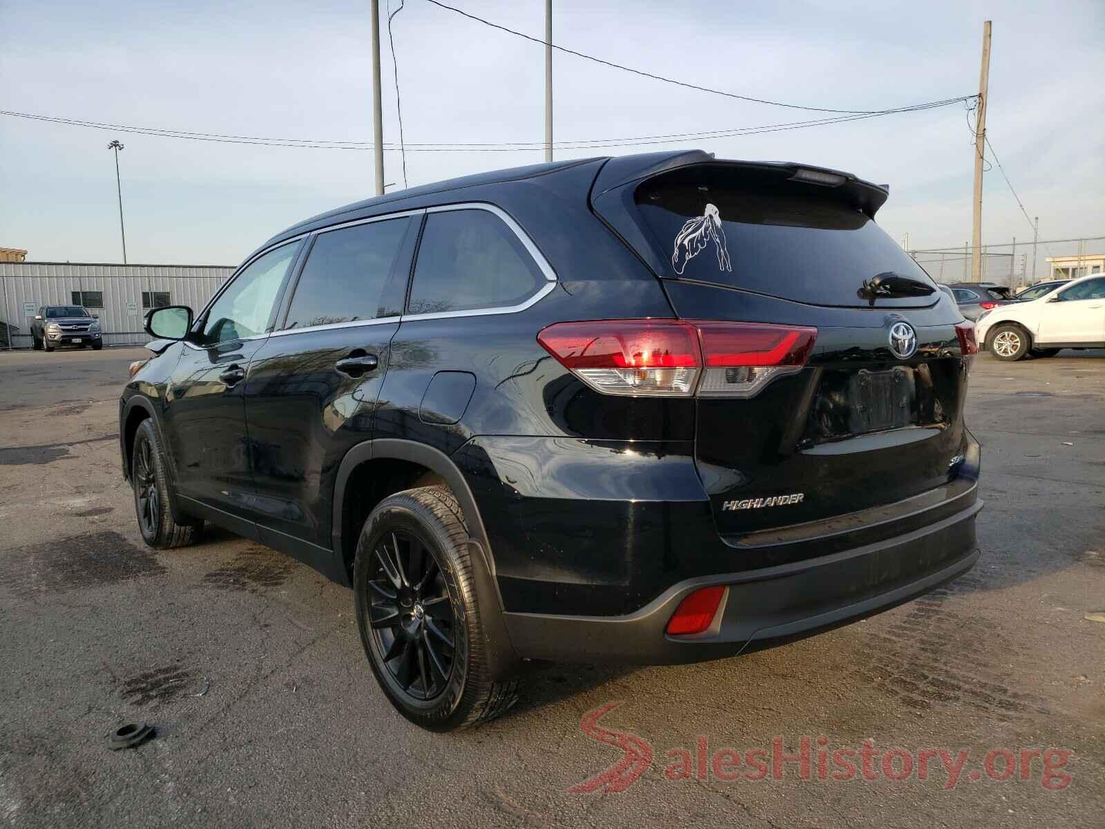 5TDJZRFH4KS603027 2019 TOYOTA HIGHLANDER