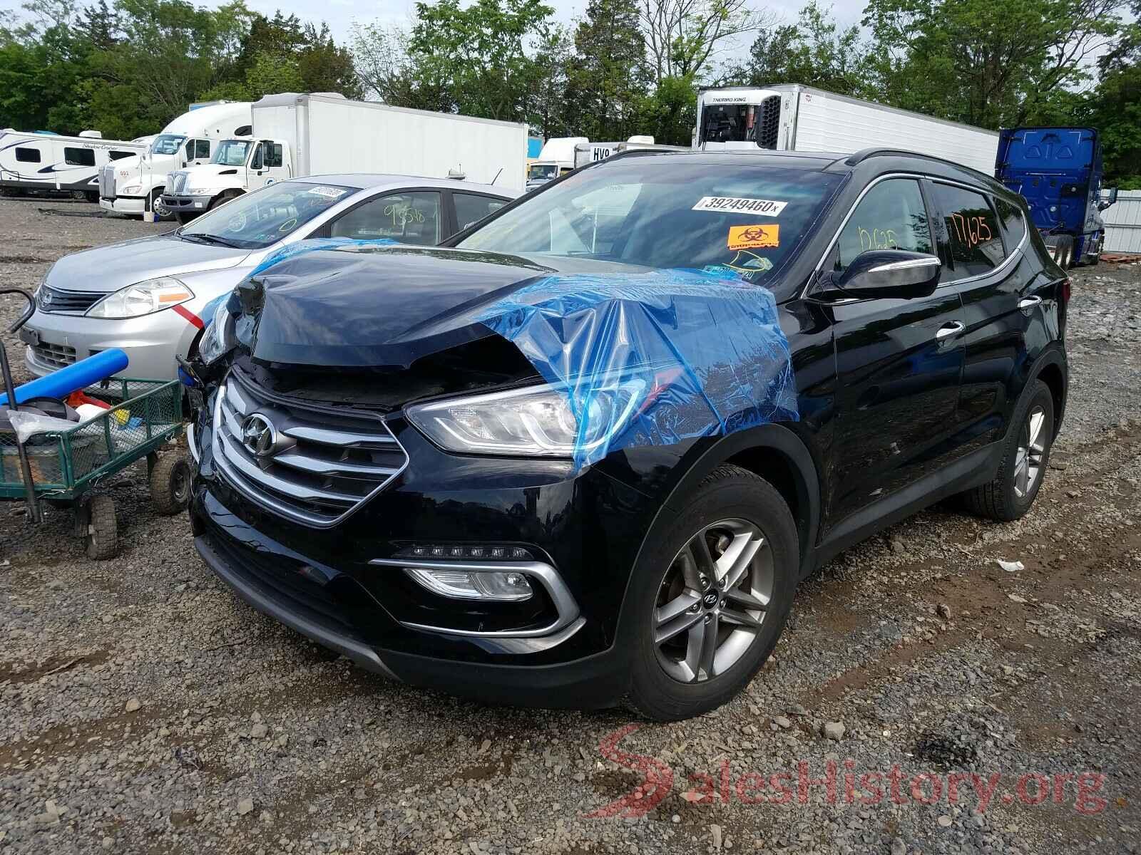 5NMZUDLB1JH103767 2018 HYUNDAI SANTA FE