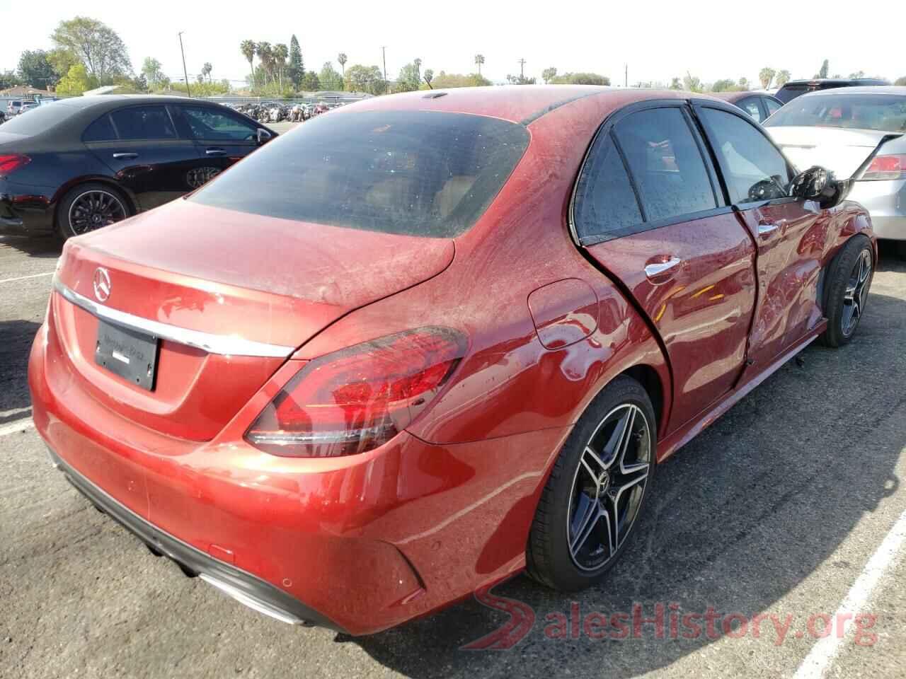 55SWF8DB6KU304195 2019 MERCEDES-BENZ C CLASS