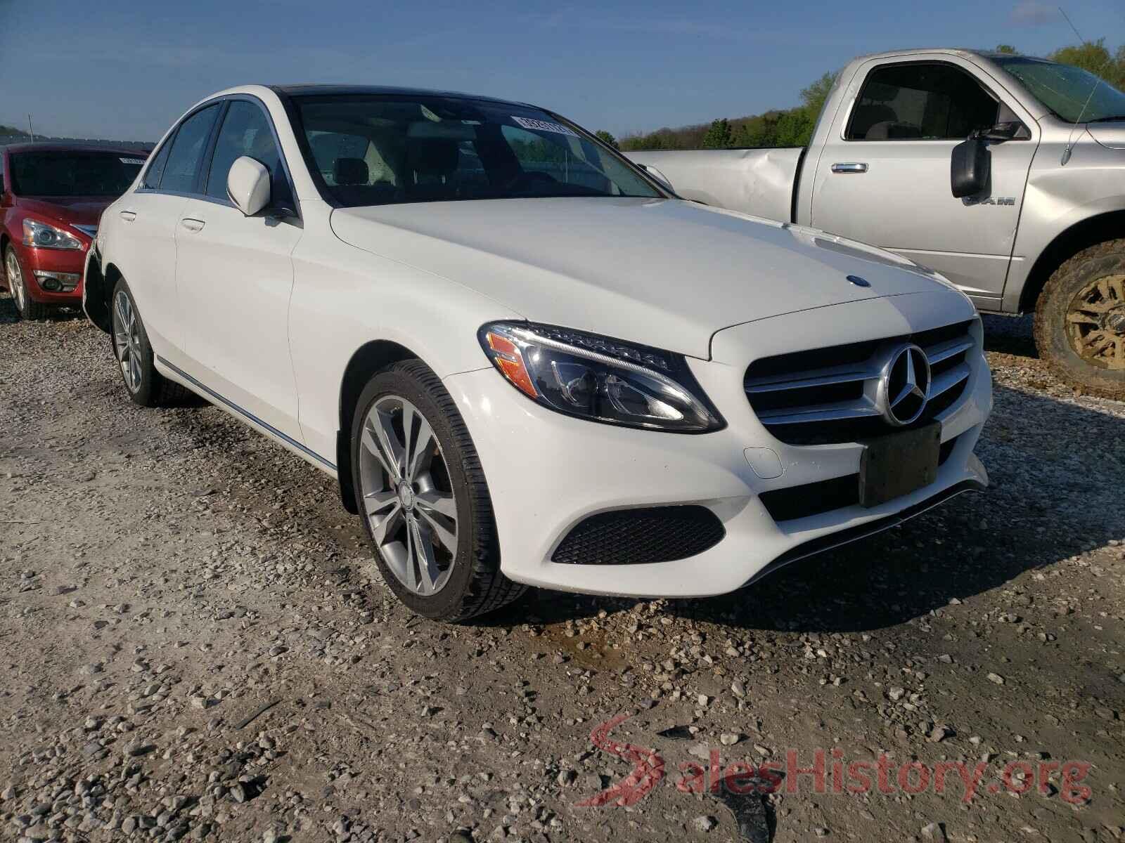 55SWF4KB6HU184581 2017 MERCEDES-BENZ C CLASS