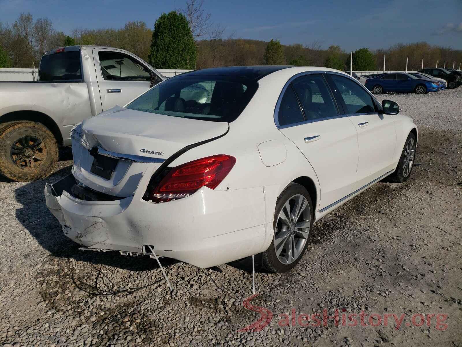 55SWF4KB6HU184581 2017 MERCEDES-BENZ C CLASS