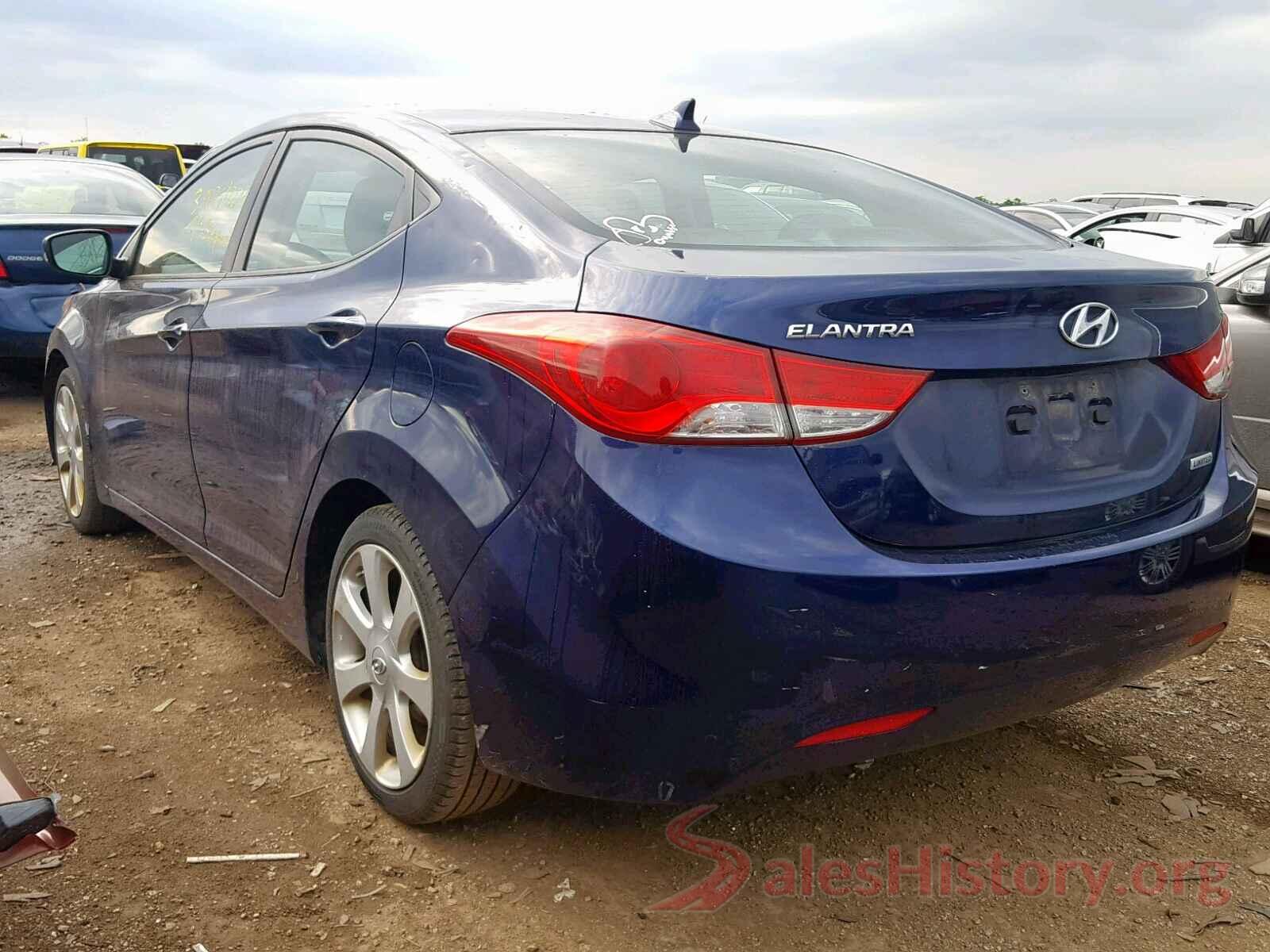 5NPDH4AE3CH102640 2012 HYUNDAI ELANTRA