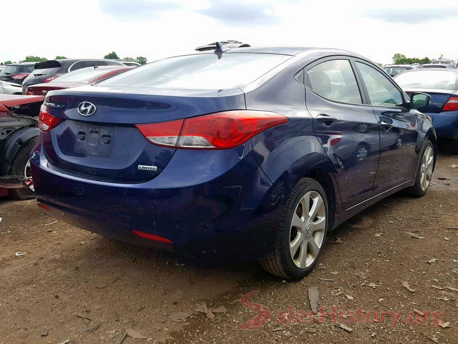 5NPDH4AE3CH102640 2012 HYUNDAI ELANTRA