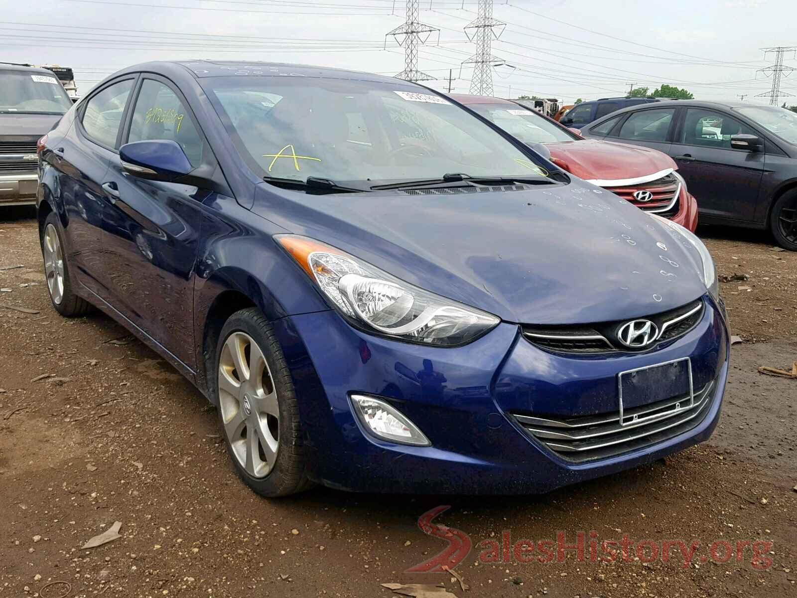 5NPDH4AE3CH102640 2012 HYUNDAI ELANTRA