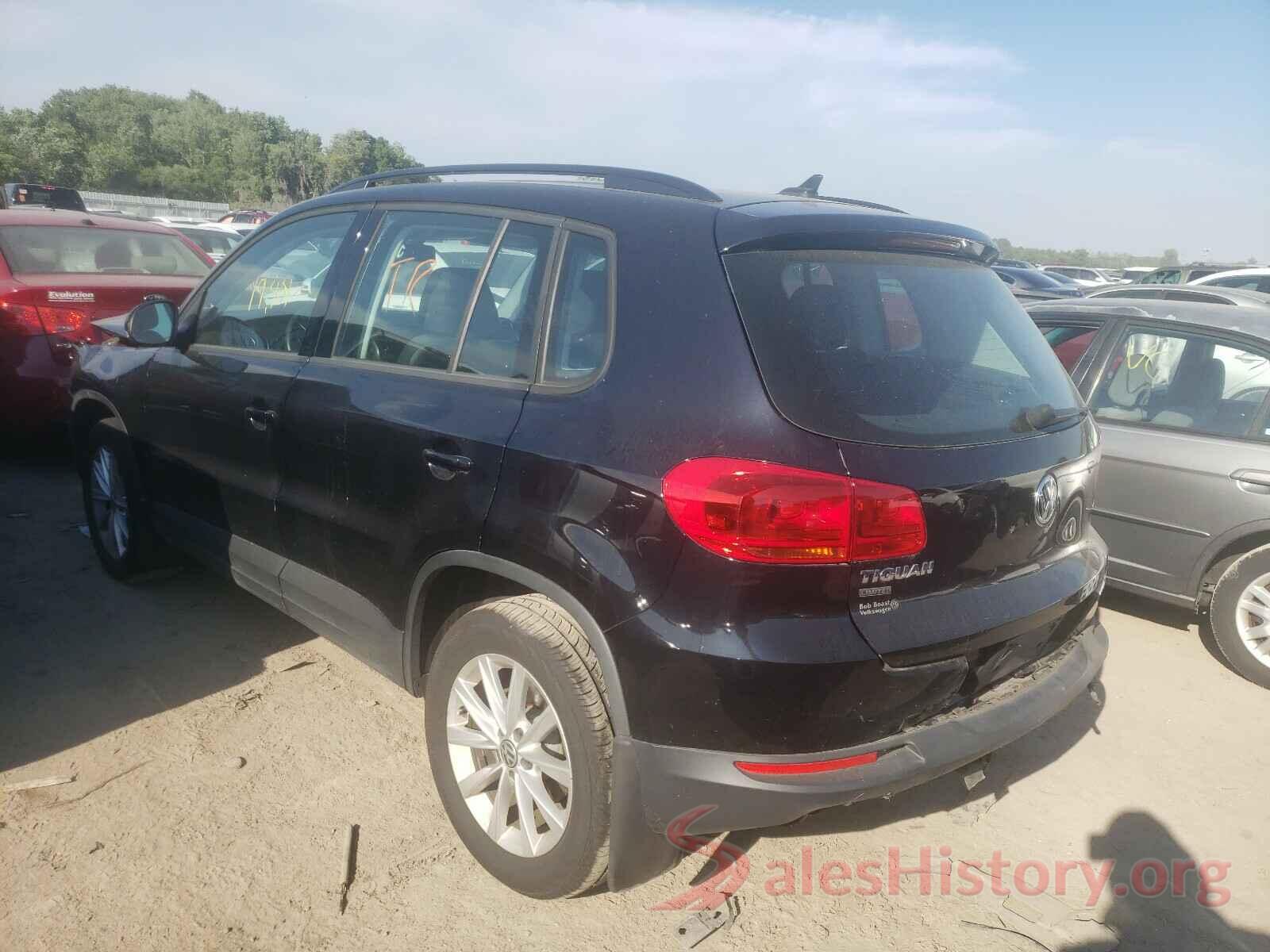 WVGAV7AX8HK044432 2017 VOLKSWAGEN TIGUAN