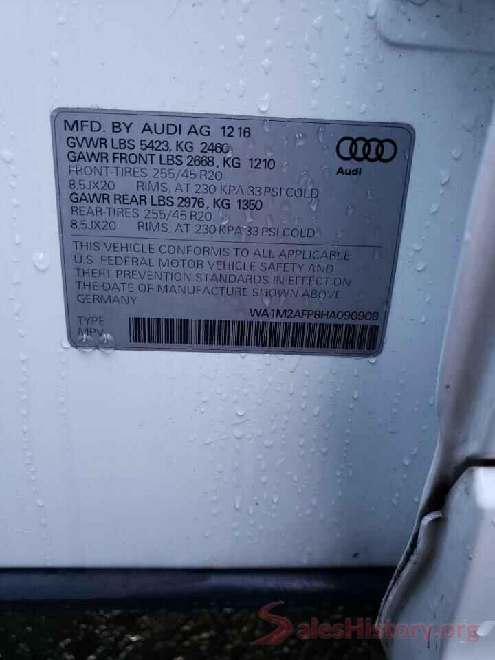 WA1M2AFP8HA090908 2017 AUDI Q5