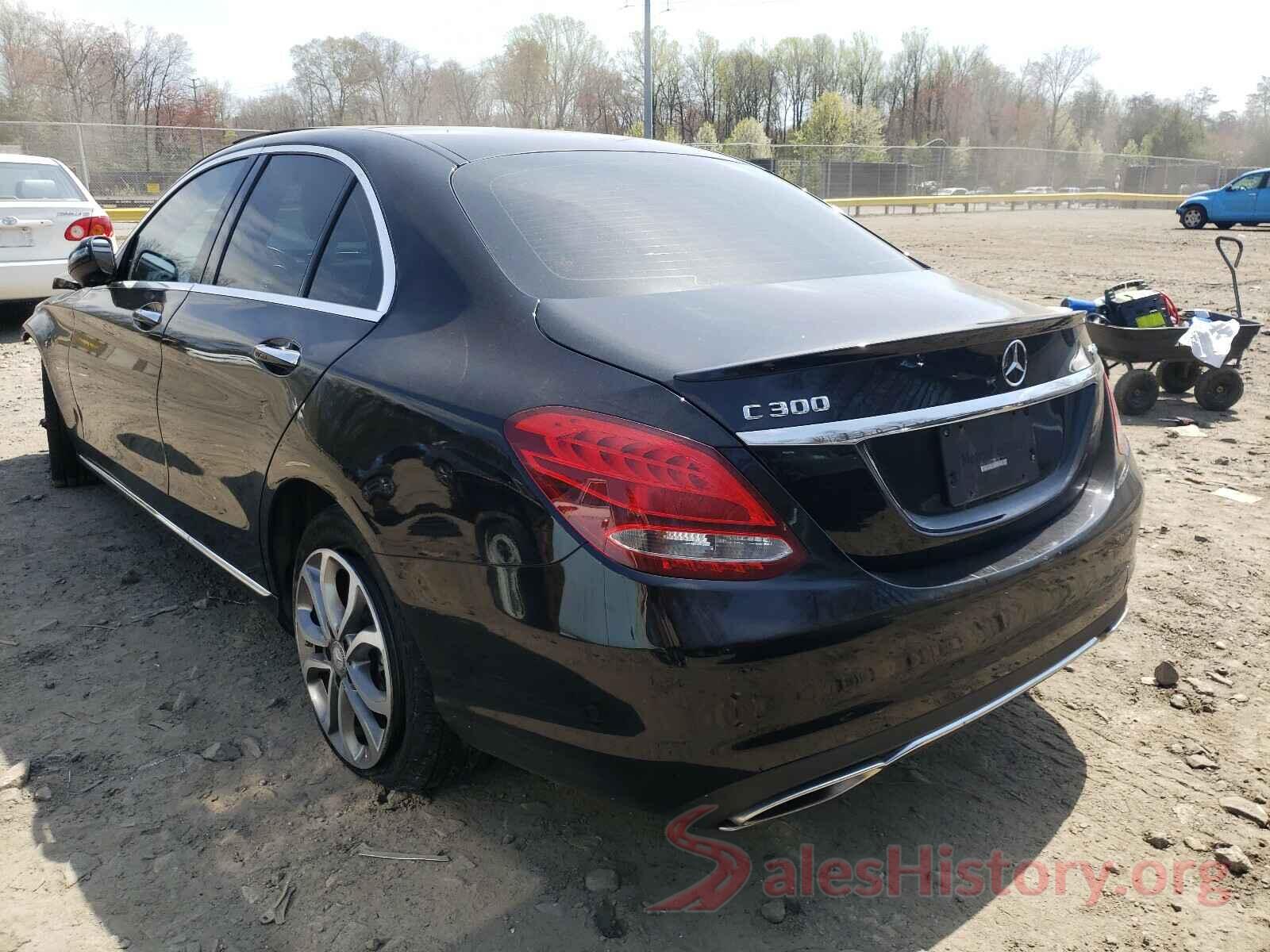 55SWF4KB0GU155673 2016 MERCEDES-BENZ C CLASS