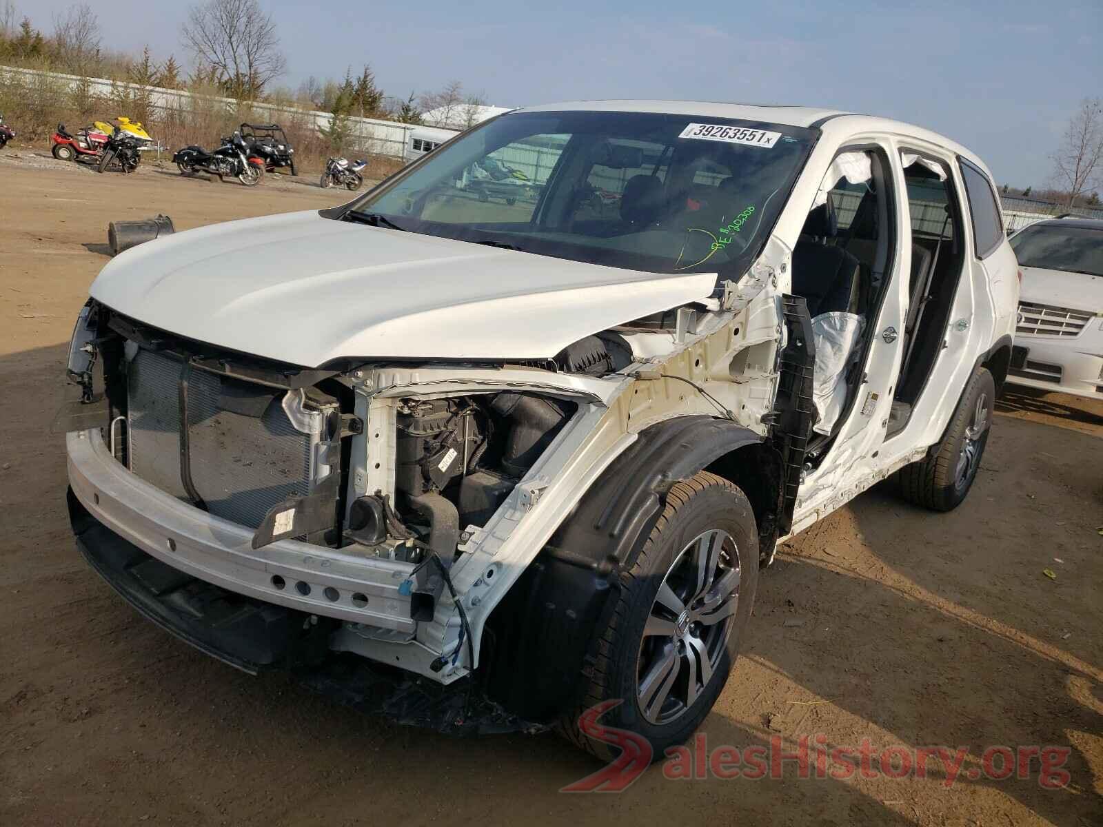 5FNYF6H54HB006434 2017 HONDA PILOT