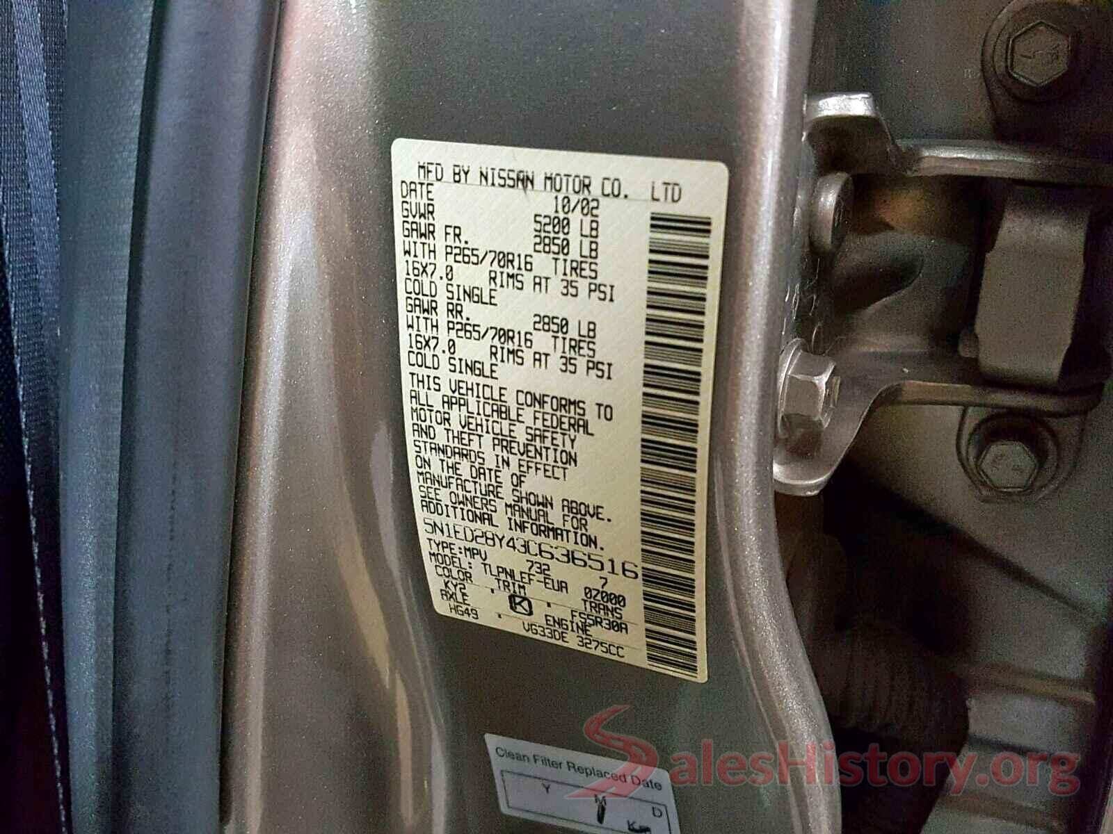 5N1ED28Y43C636516 2003 NISSAN XTERRA XE