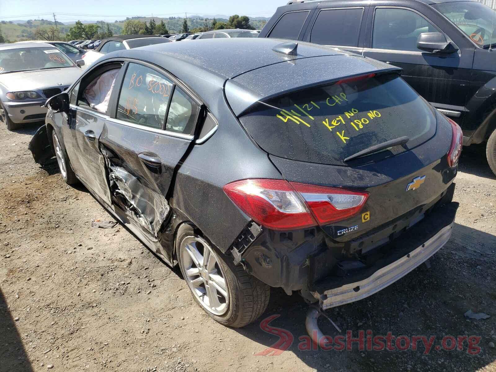 3G1BE6SM1JS562862 2018 CHEVROLET CRUZE