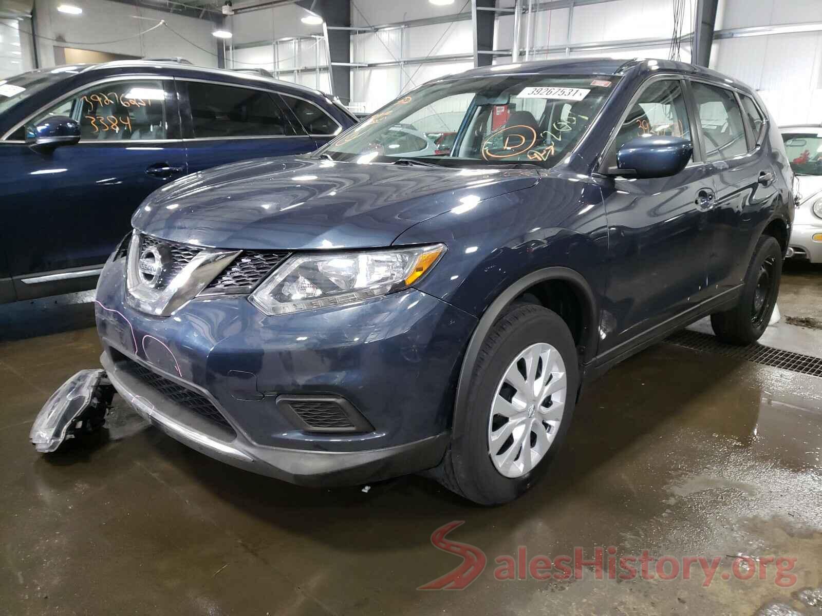 KNMAT2MV7GP654315 2016 NISSAN ROGUE