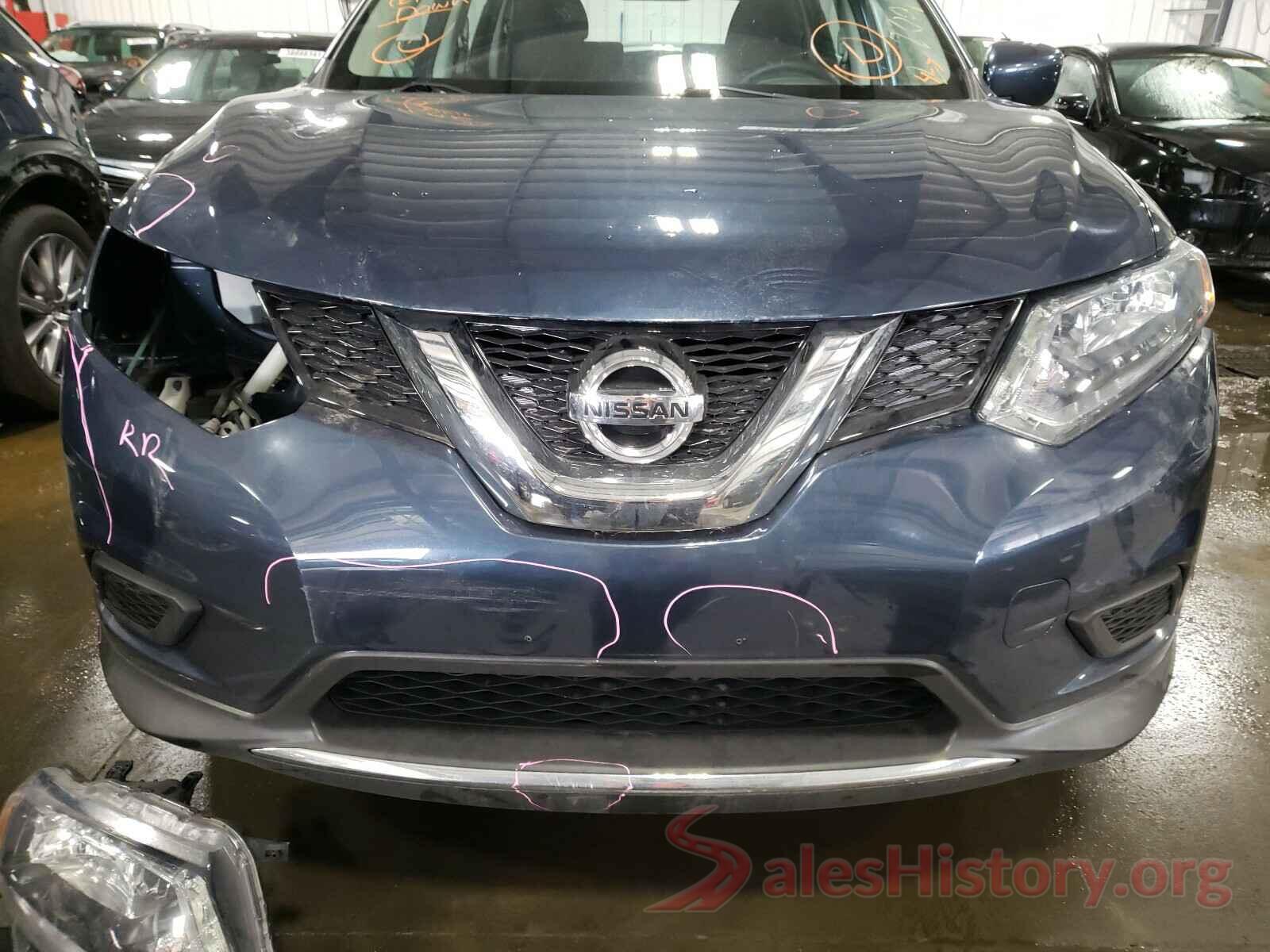 KNMAT2MV7GP654315 2016 NISSAN ROGUE