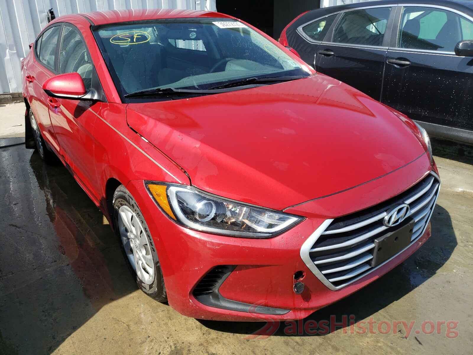 KMHD74LF1HU120314 2017 HYUNDAI ELANTRA