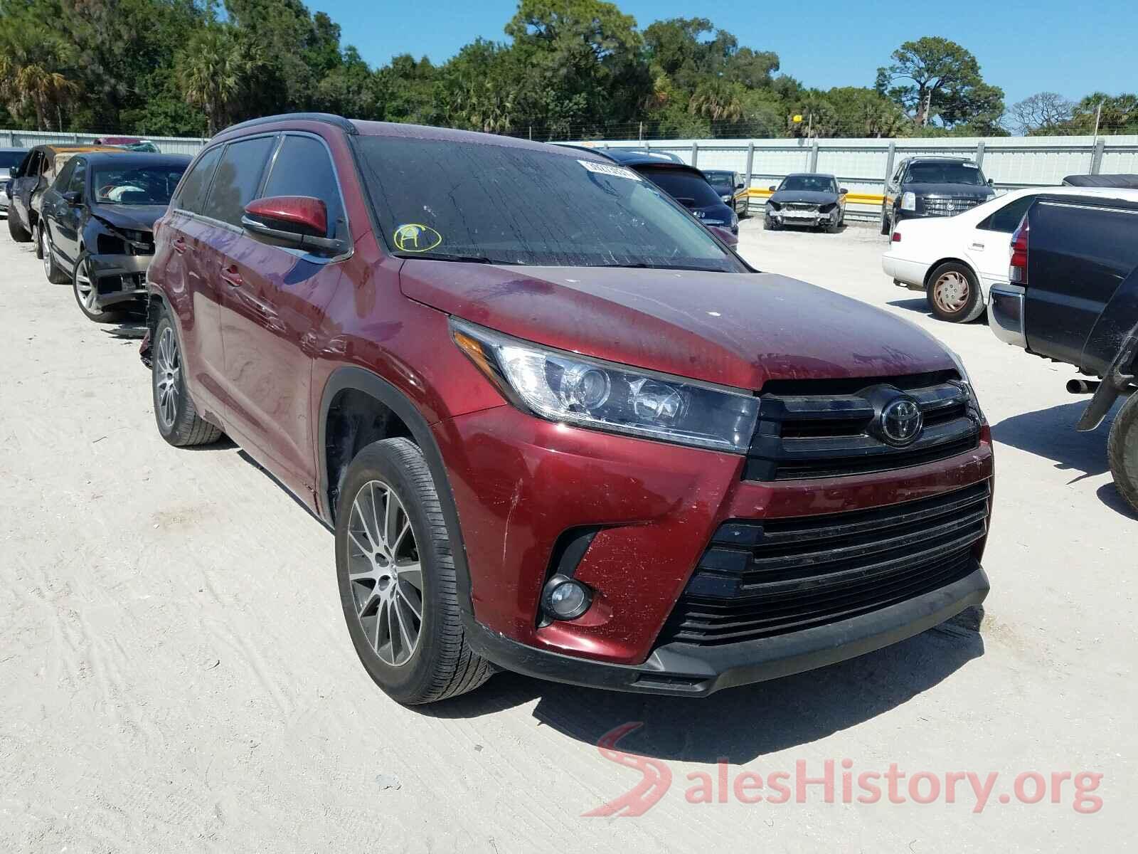 5TDKZRFH4HS200615 2017 TOYOTA HIGHLANDER