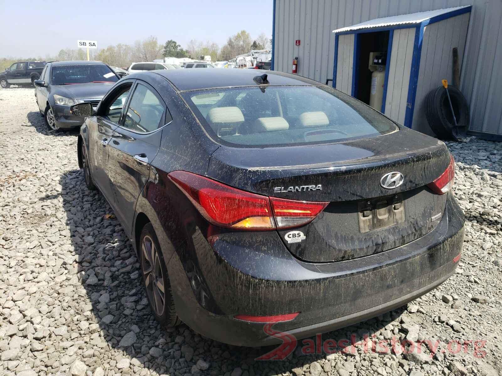 KMHDH4AE7GU626431 2016 HYUNDAI ELANTRA