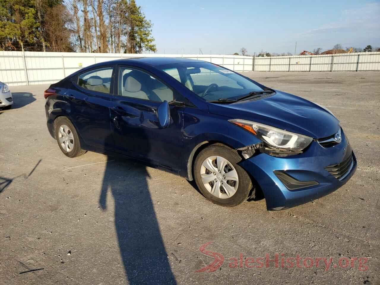 5NPDH4AE2GH712485 2016 HYUNDAI ELANTRA