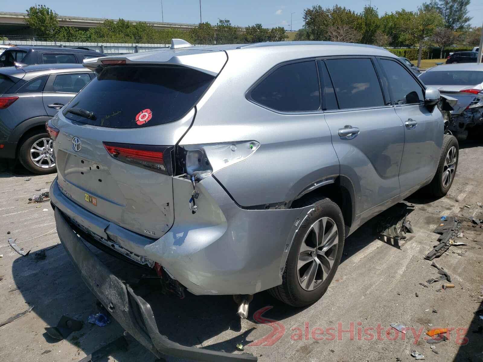 5TDHZRAH8LS500927 2020 TOYOTA HIGHLANDER