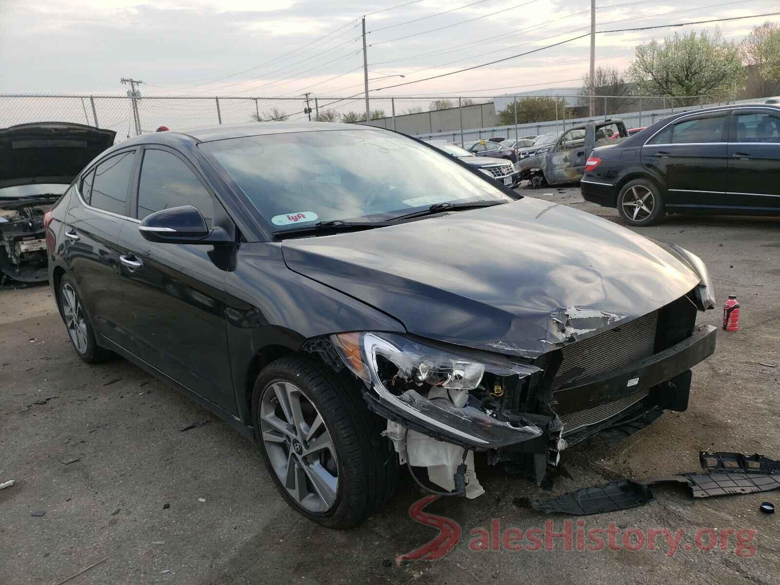 KMHD84LF1HU301314 2017 HYUNDAI ELANTRA