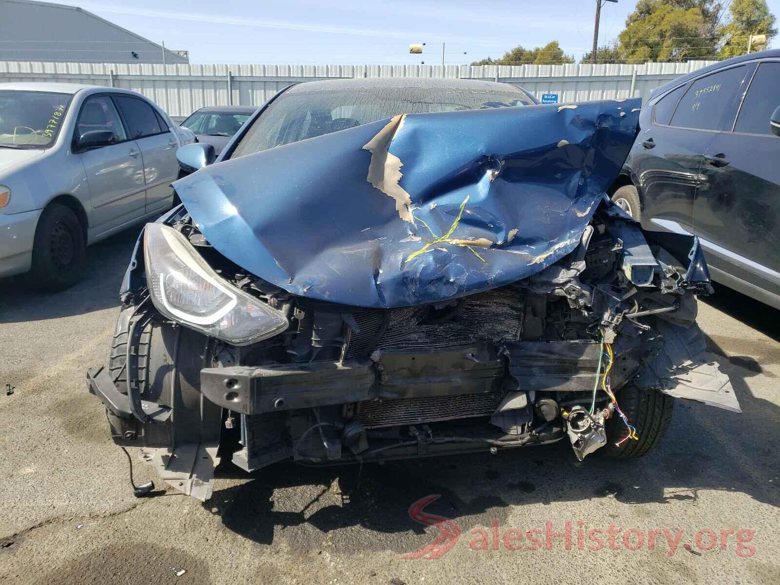 KMHDH4AEXGU491428 2016 HYUNDAI ELANTRA