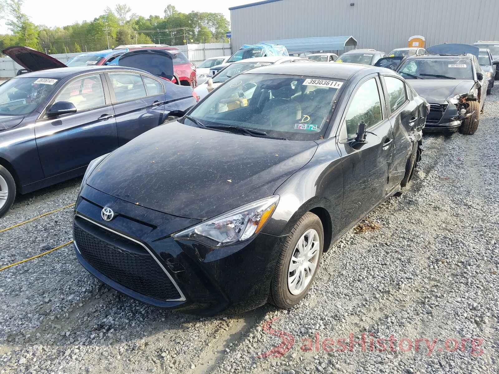 3MYDLBYV9KY505274 2019 TOYOTA YARIS