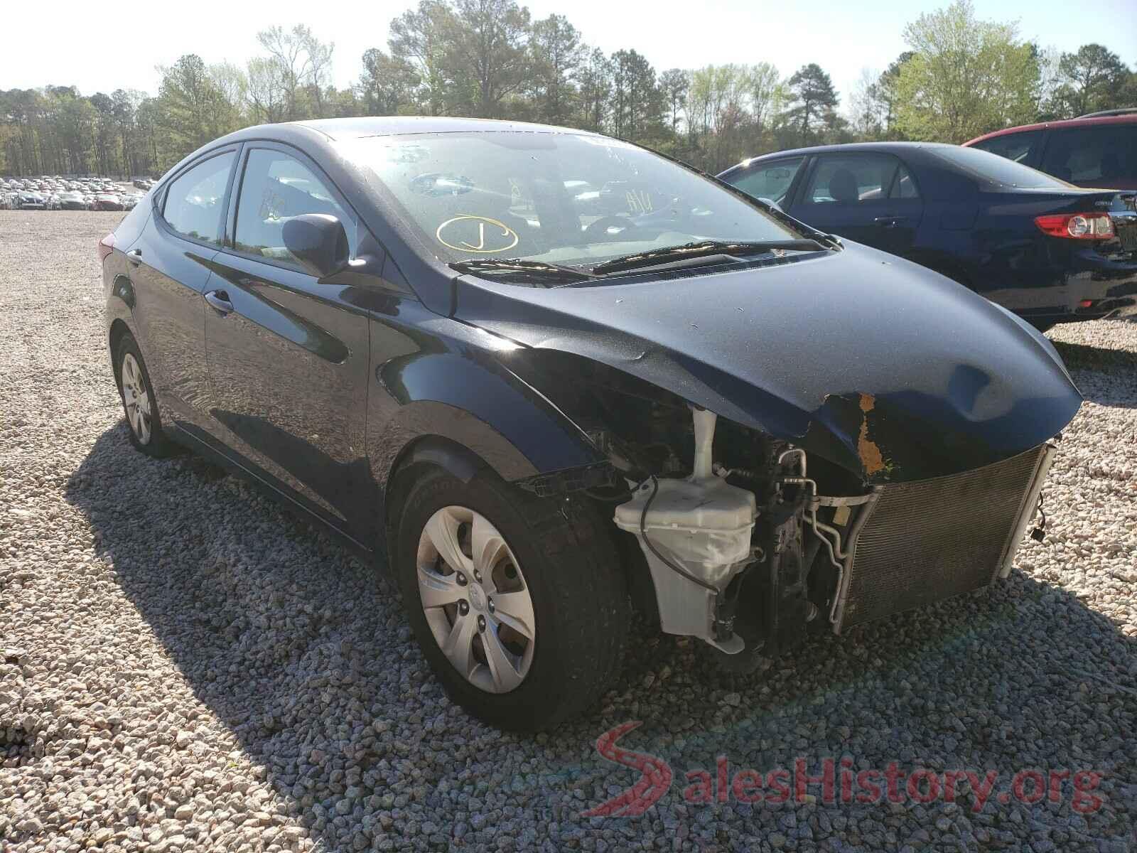 KMHDH4AE8GU575764 2016 HYUNDAI ELANTRA