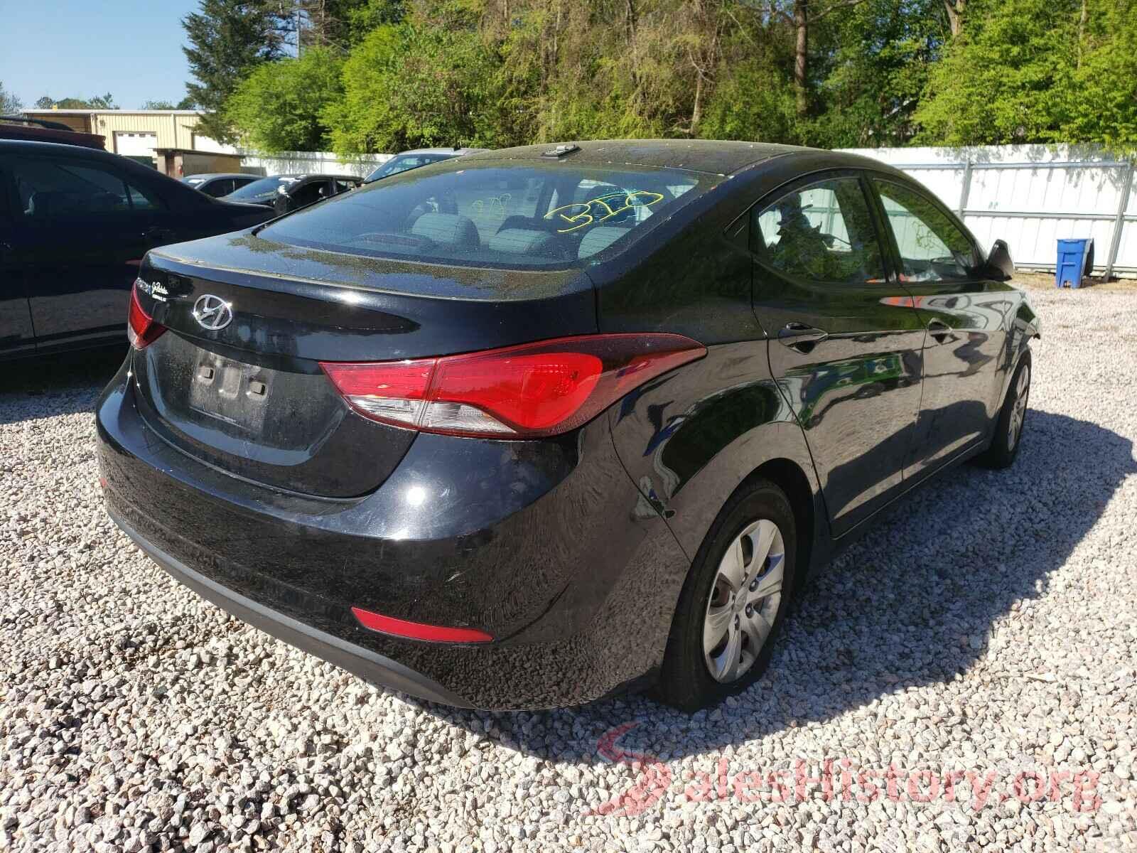 KMHDH4AE8GU575764 2016 HYUNDAI ELANTRA