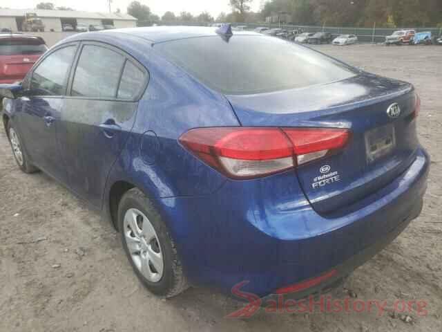 3KPFK4A73HE140716 2017 KIA FORTE