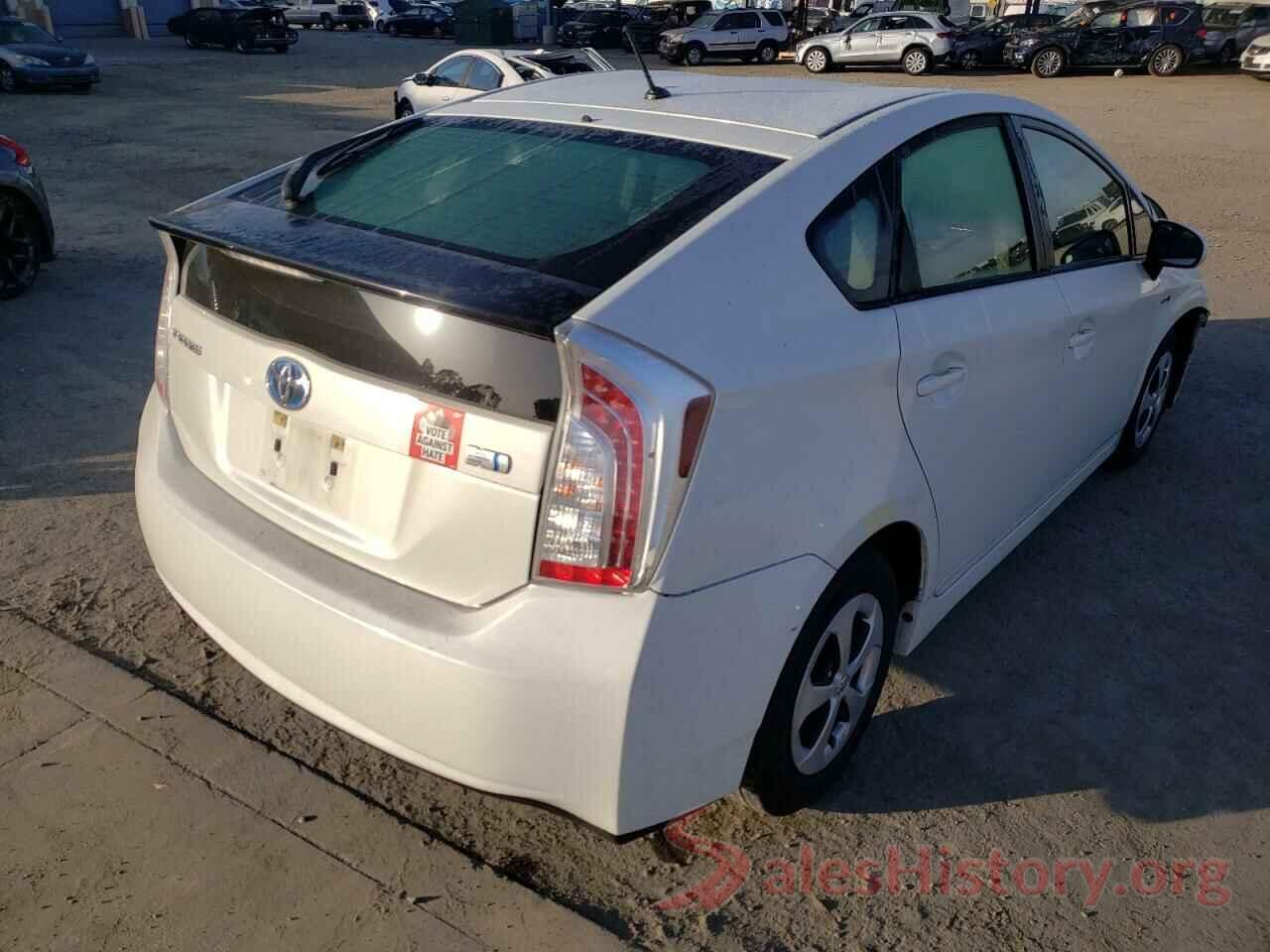 JTDKN3DU2E1816265 2014 TOYOTA PRIUS