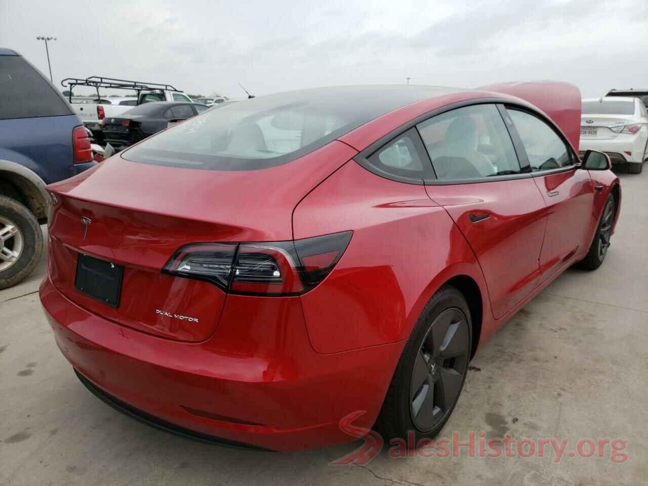 5YJ3E1EB7MF860323 2021 TESLA MODEL 3