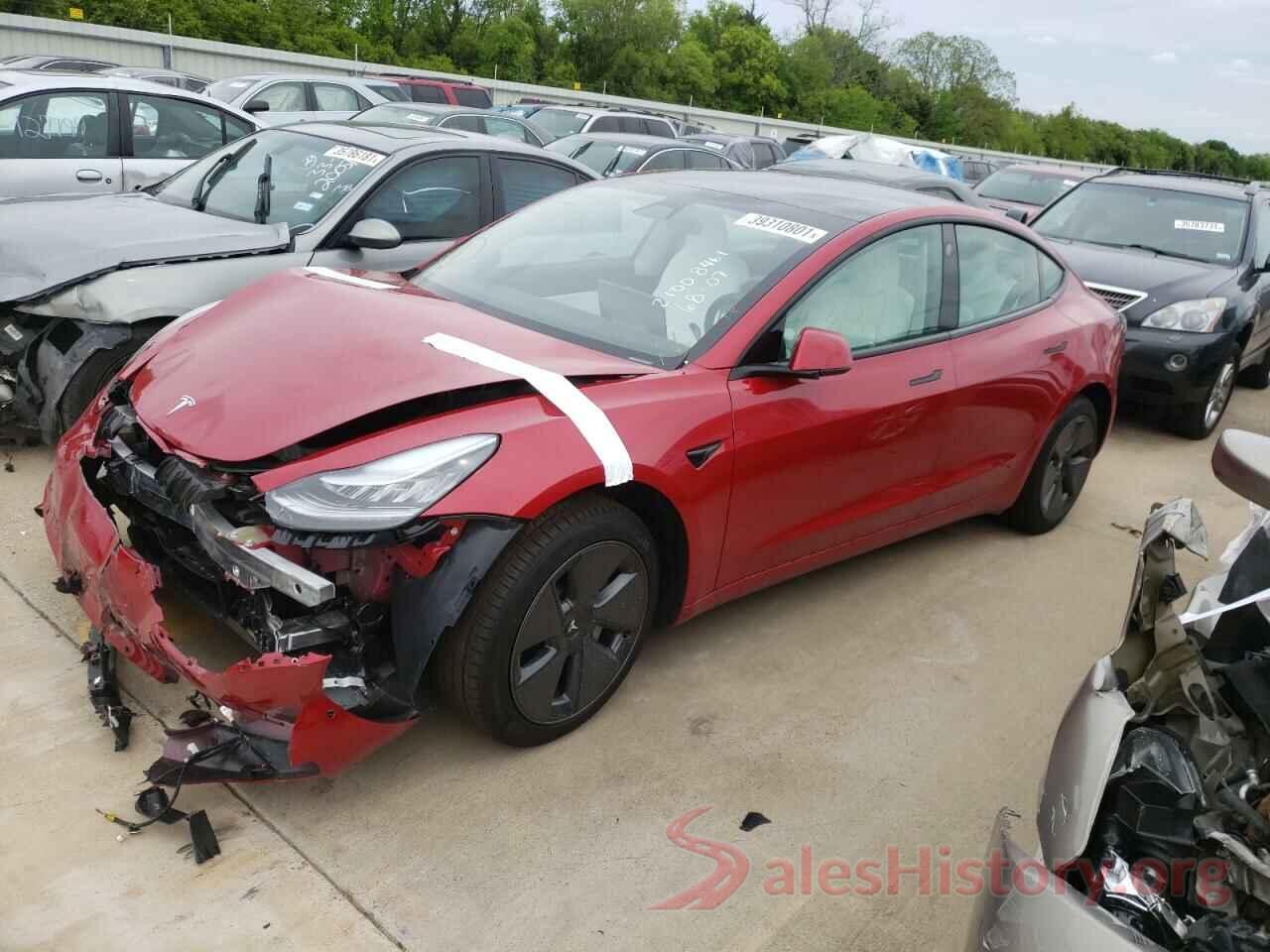 5YJ3E1EB7MF860323 2021 TESLA MODEL 3