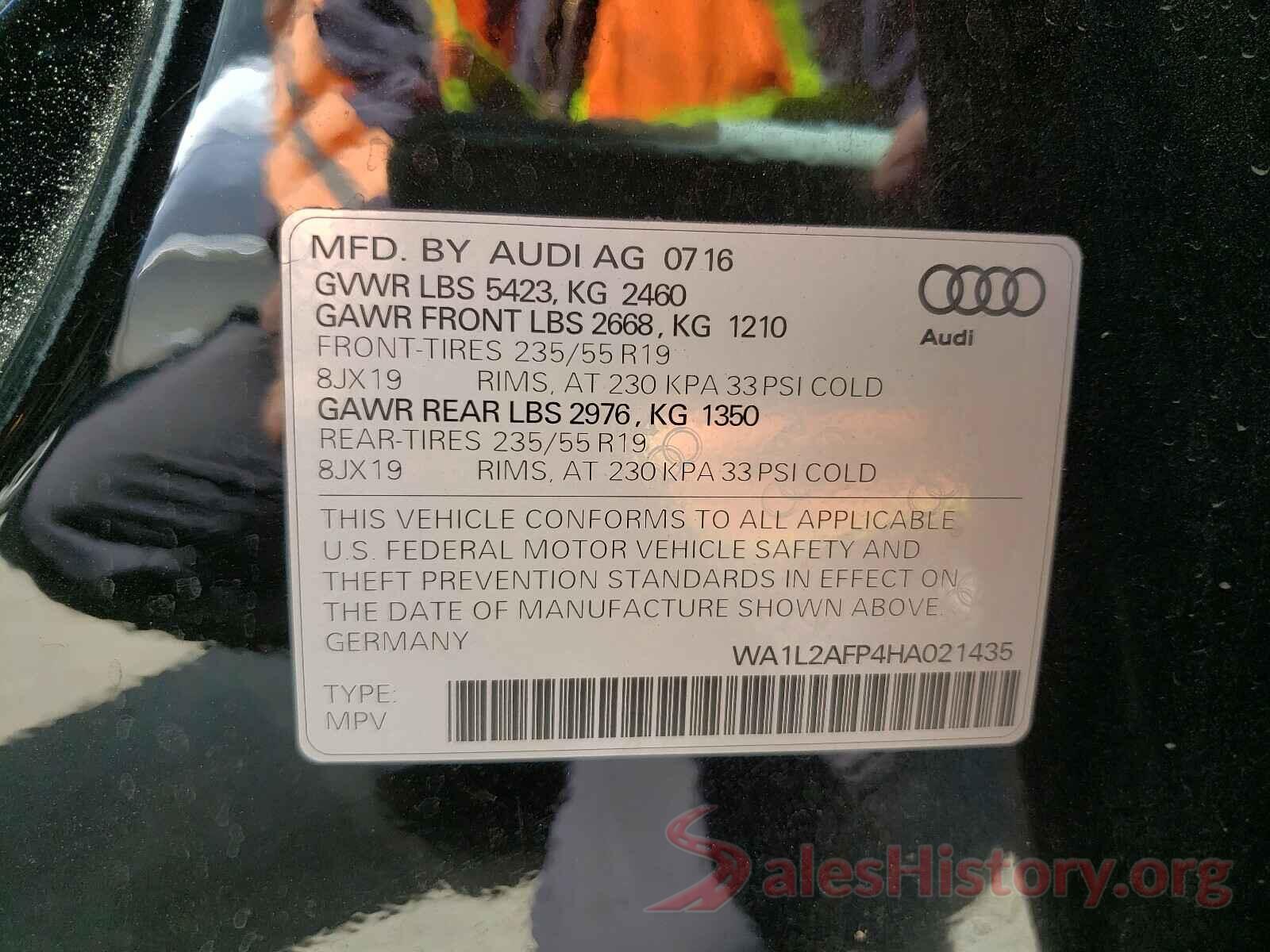 WA1L2AFP4HA021435 2017 AUDI Q5