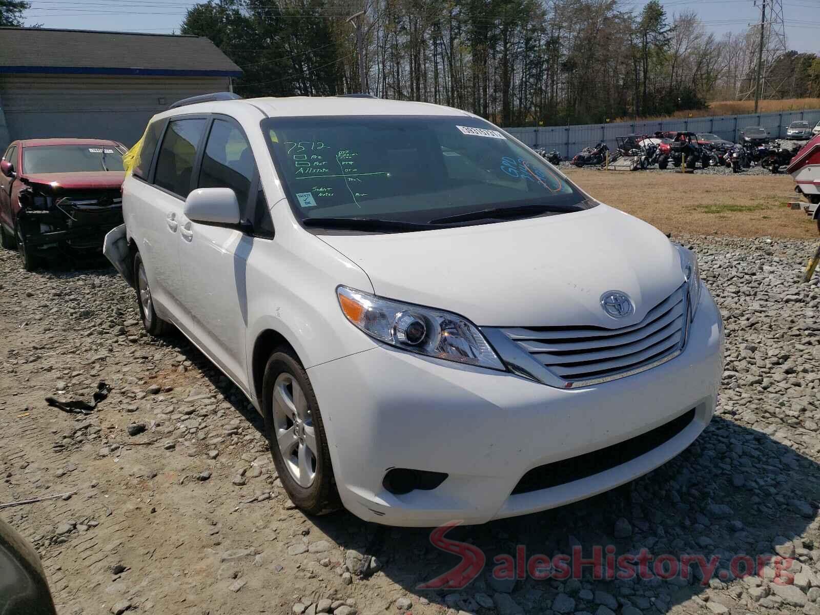 5TDKK3DC0GS742902 2016 TOYOTA SIENNA