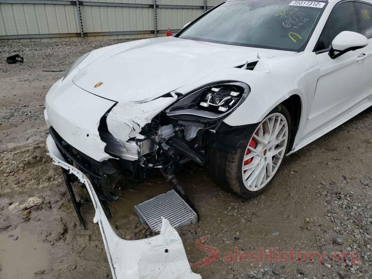 WP0CB2A7XNL169009 2022 PORSCHE PANAMERA