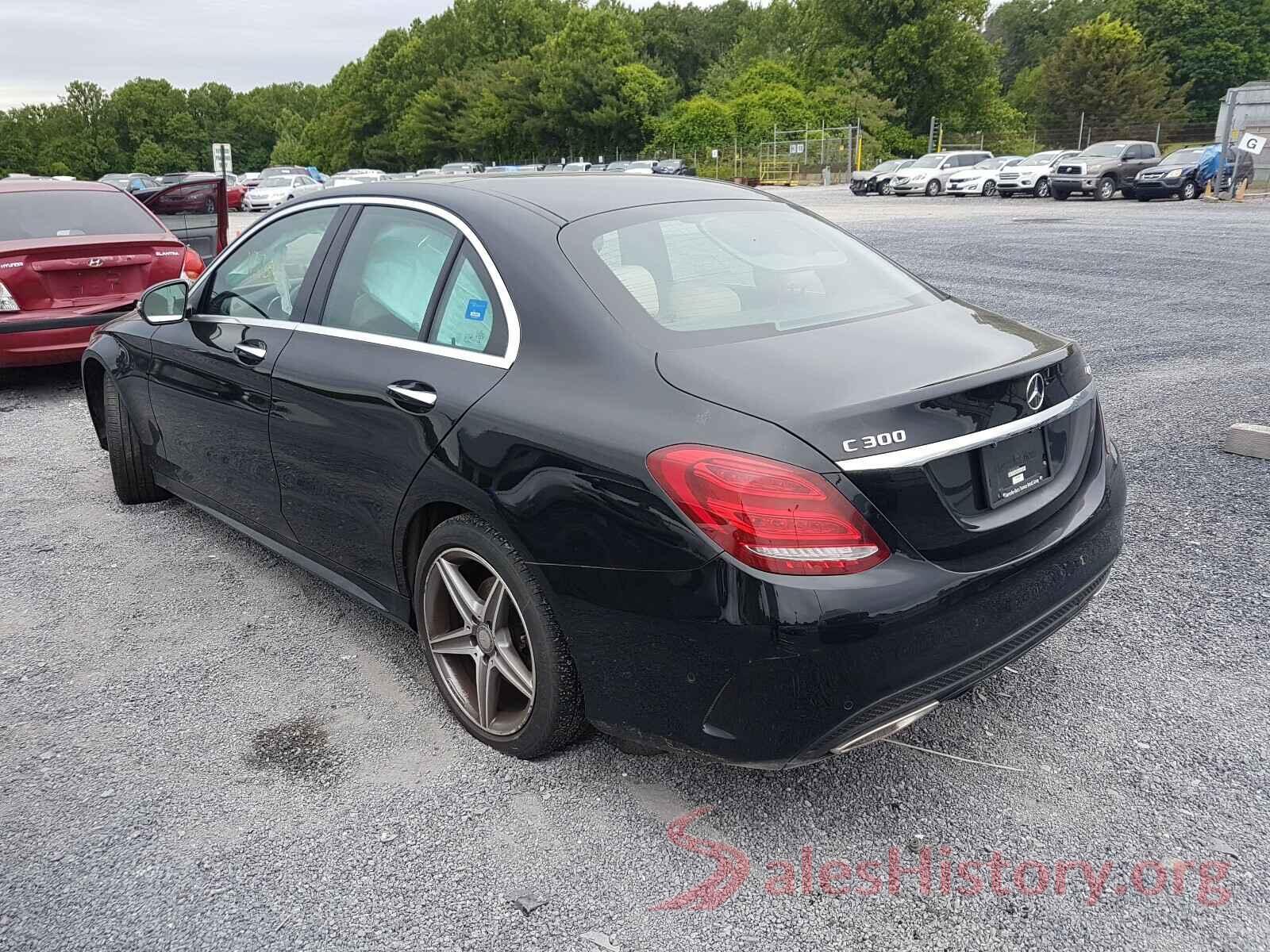 55SWF4KB6HU187786 2017 MERCEDES-BENZ C CLASS