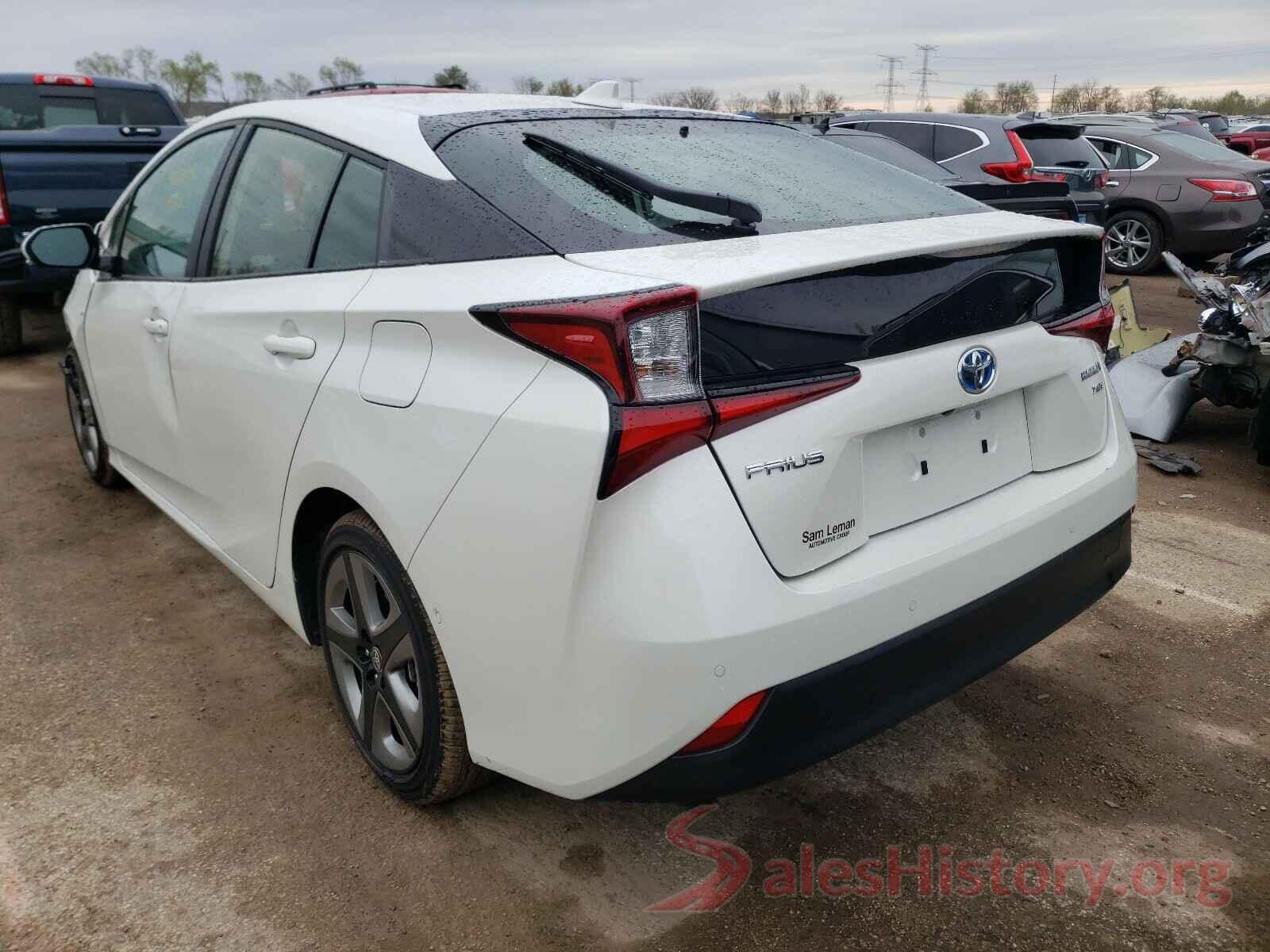 JTDKARFU7K3098384 2019 TOYOTA PRIUS