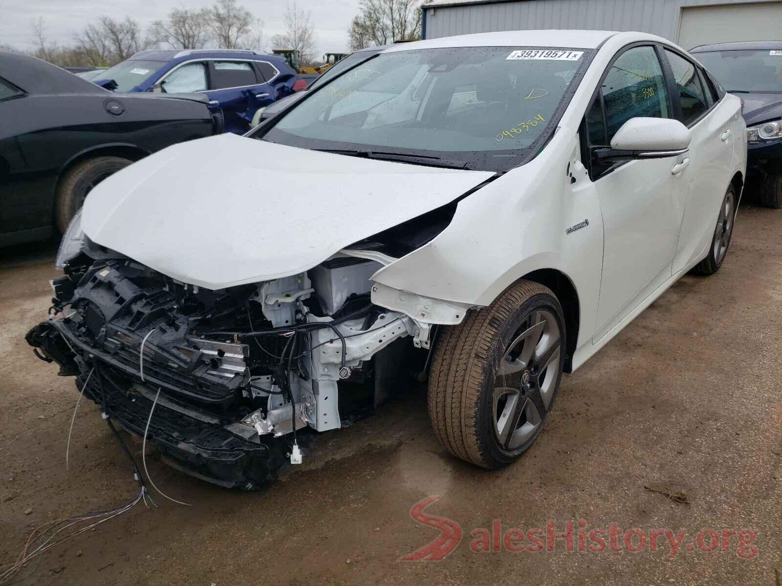 JTDKARFU7K3098384 2019 TOYOTA PRIUS