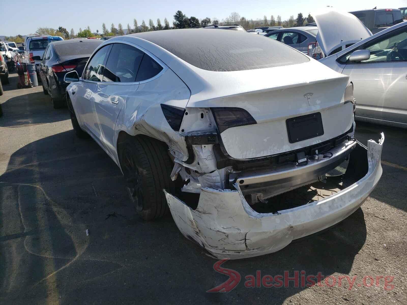 5YJ3E1EA0KF401400 2019 TESLA MODEL 3