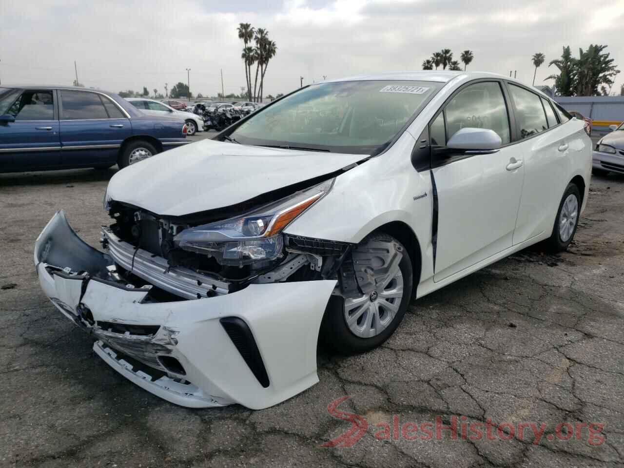 JTDKARFU7K3083545 2019 TOYOTA PRIUS