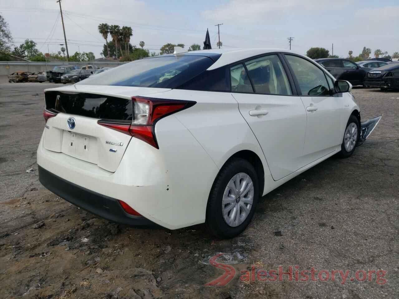 JTDKARFU7K3083545 2019 TOYOTA PRIUS