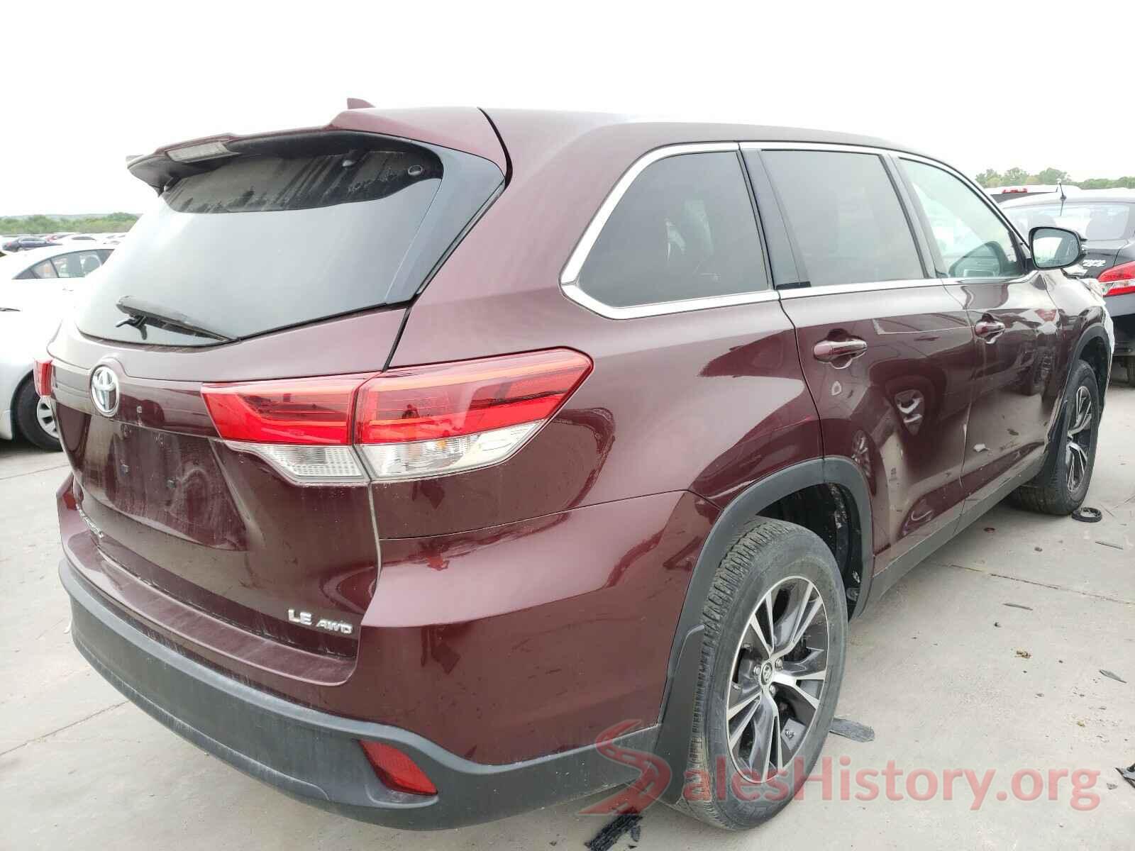 5TDBZRFH9KS717965 2019 TOYOTA HIGHLANDER