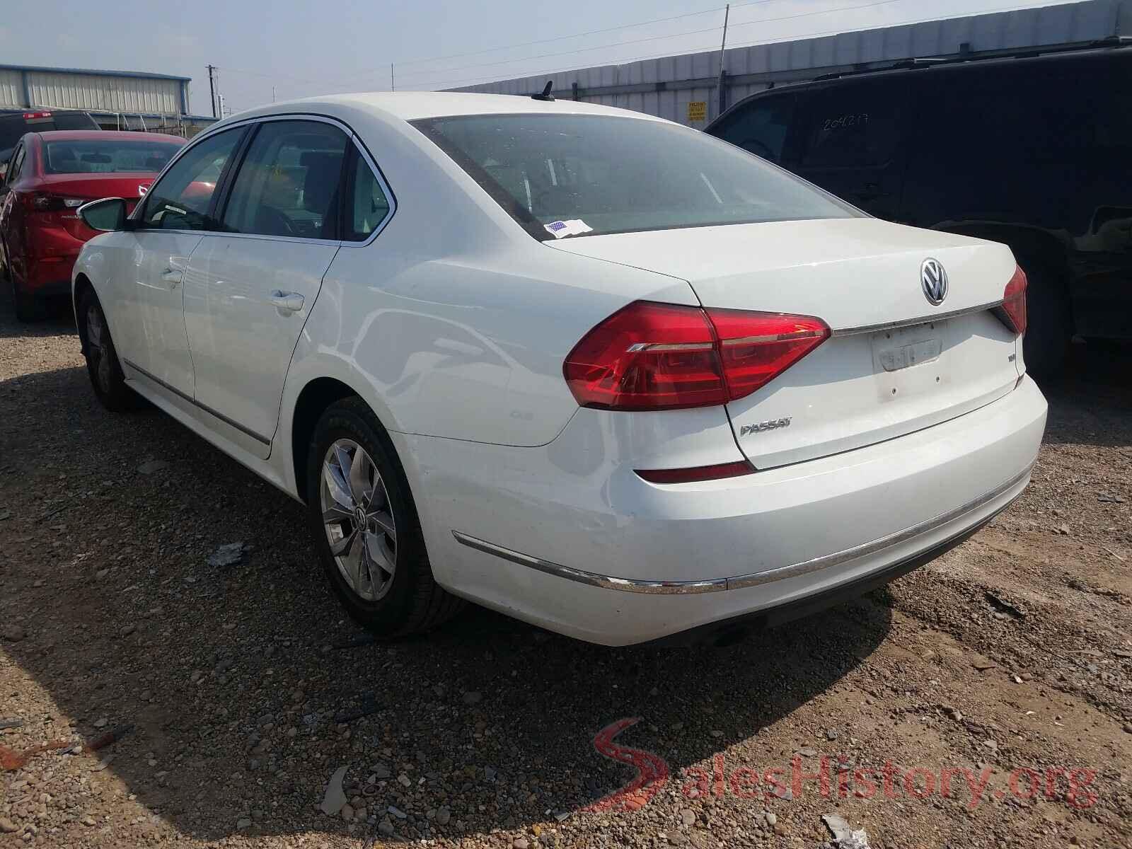 1VWAS7A36GC019254 2016 VOLKSWAGEN PASSAT