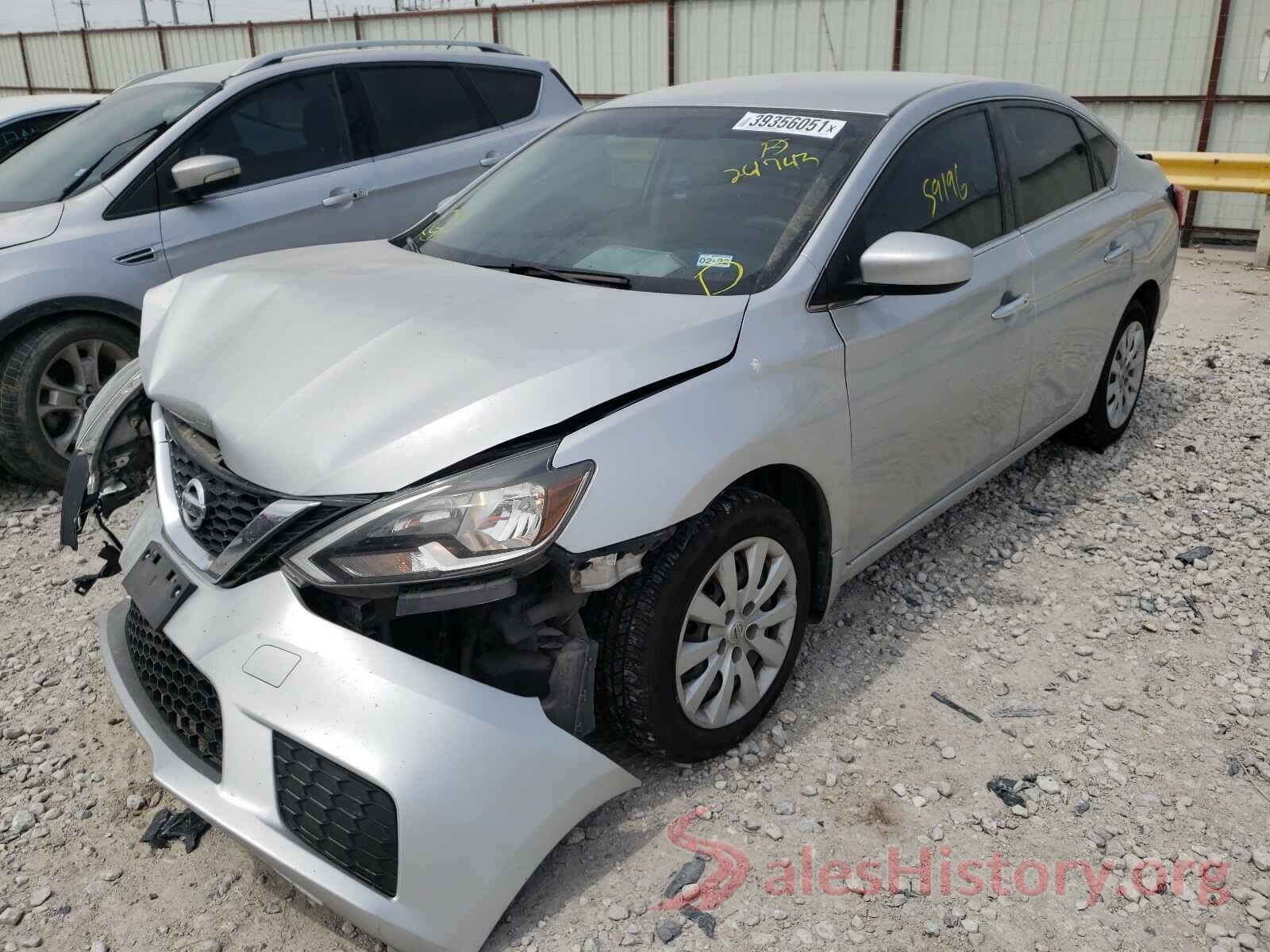 3N1AB7AP1HY261743 2017 NISSAN SENTRA