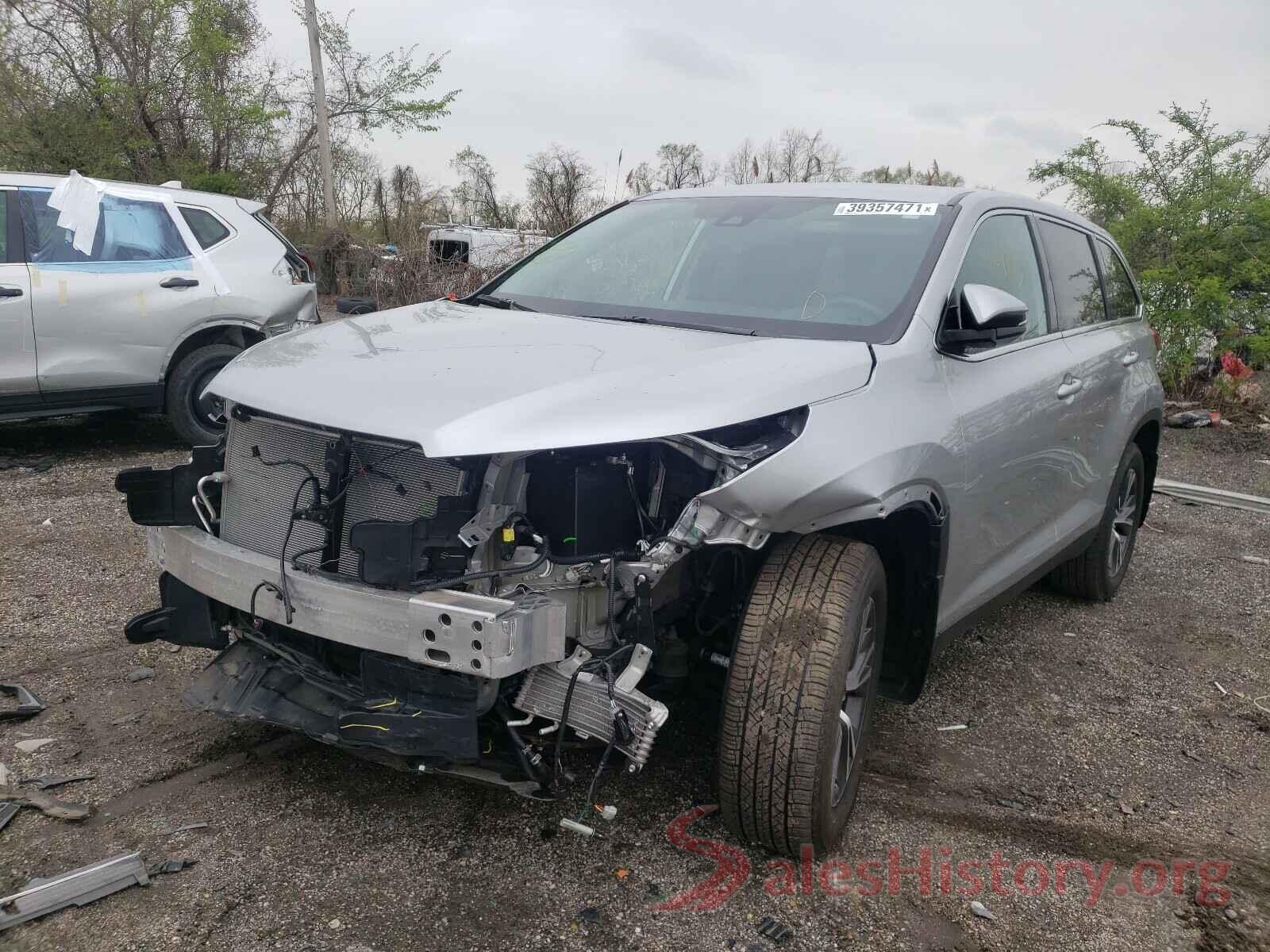 5TDBZRFHXKS744575 2019 TOYOTA HIGHLANDER