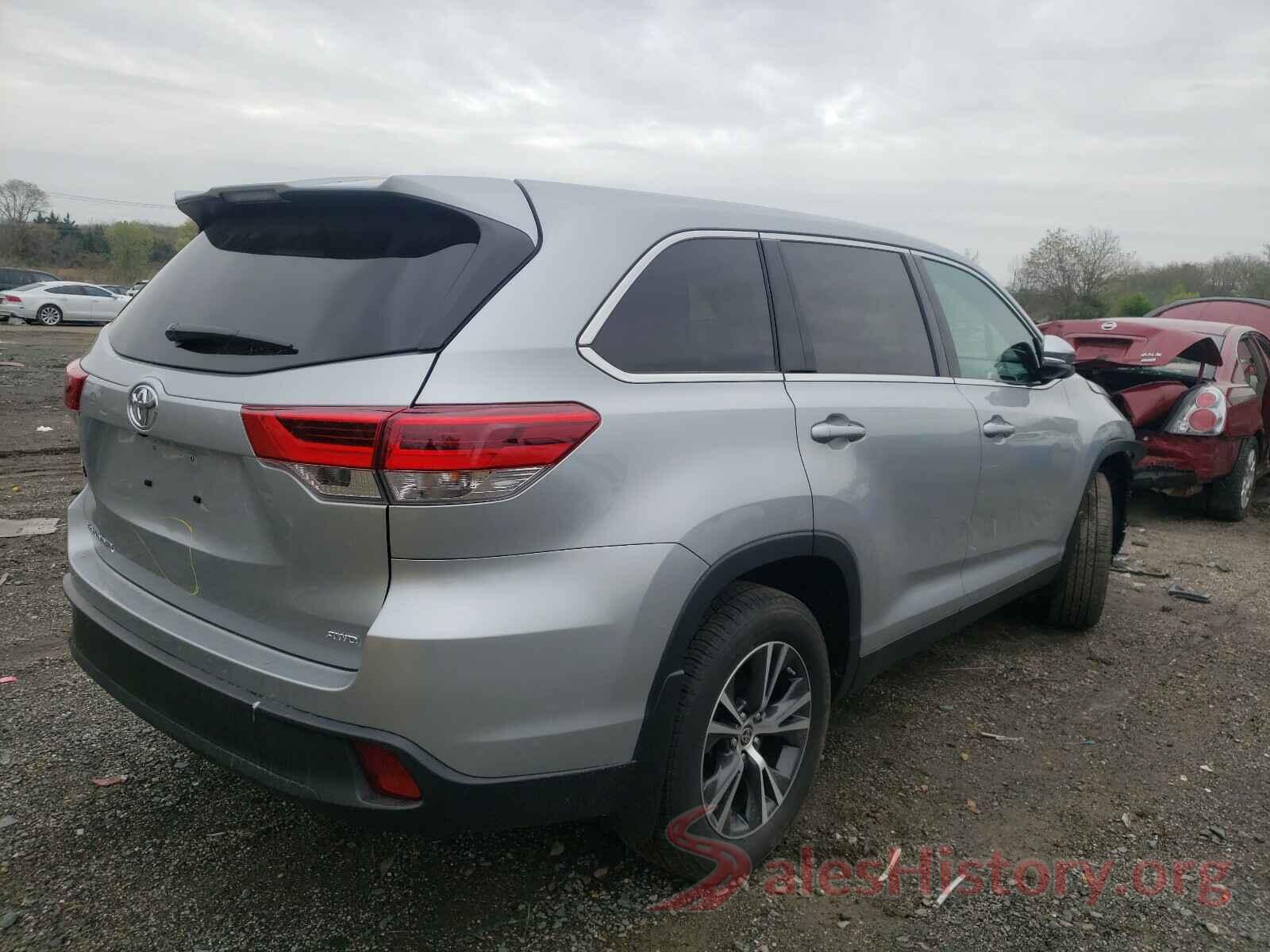 5TDBZRFHXKS744575 2019 TOYOTA HIGHLANDER